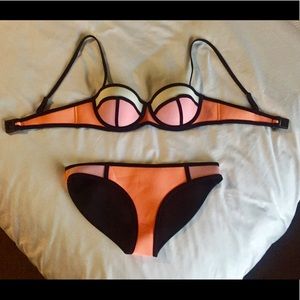 Triangl Swim Neoprene Bikini - POPPY | PEACH SODA